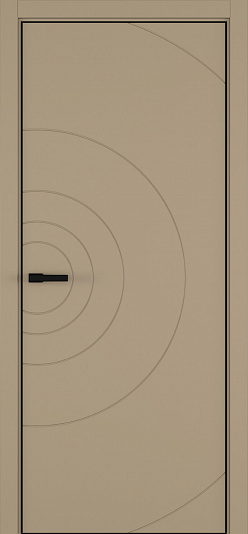 ART Lite-Retro - Размер полотна: 800x2000, Кромка: ALU Black, Цвет: Бежевый, Комплектность: Только полотно